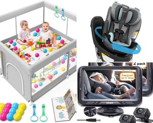 My favorite baby items cover photo collage
