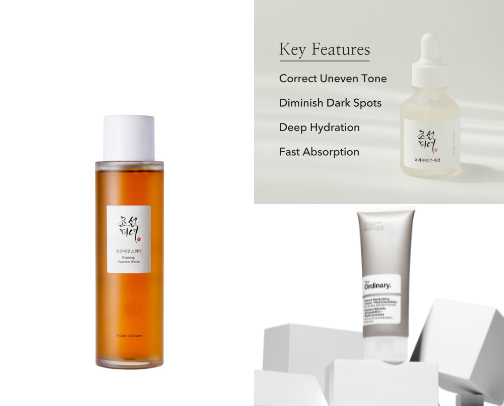 Skincare collection cover photo collage