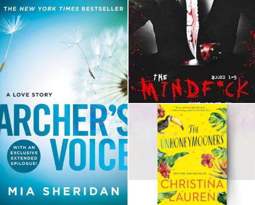 My favorite book recs cover photo collage