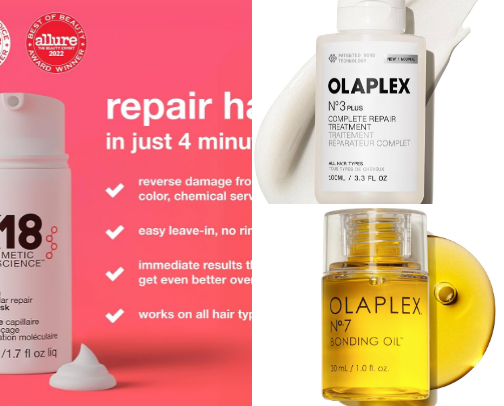 The Cult Salon Hair Heroes Everyone's Obsessed With: 15 Bond-Repair, Scalp & Glass-Hair Treatments Worth the Splurge cover photo collage