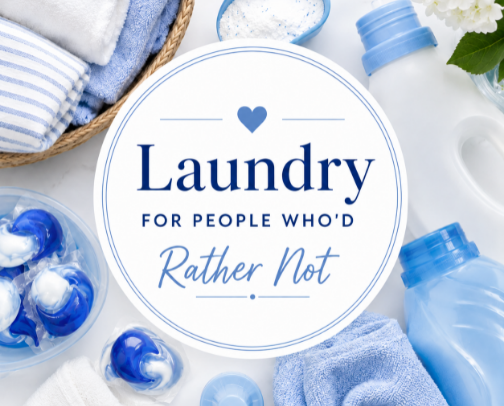 Laundry for People Who'd Rather Not cover photo collage