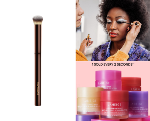 My favorite beauty products cover photo collage