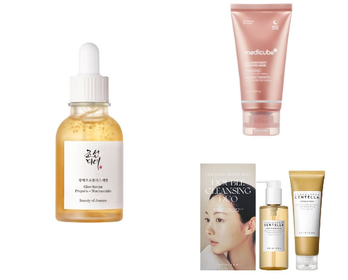 Korean skincare favs cover photo collage