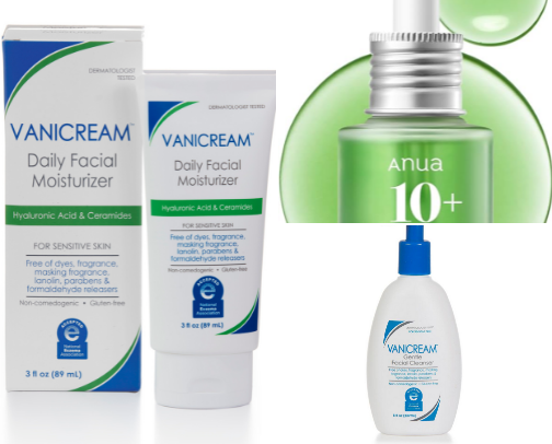 skincare for acne prone skin cover photo collage