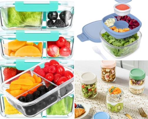 Meal prepping essentials cover photo collage