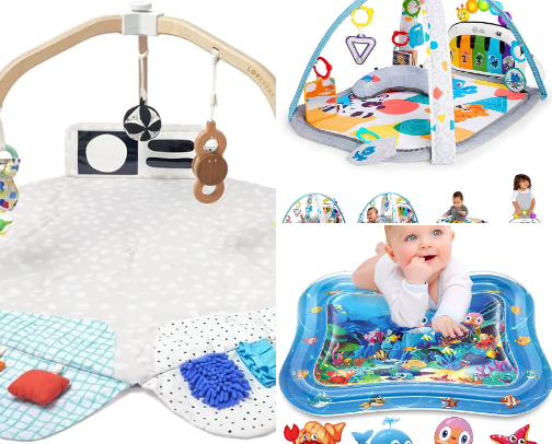 Top play gyms & activities for infants! cover photo collage
