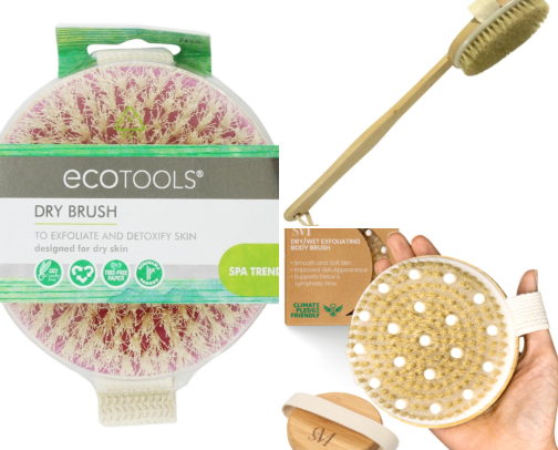 Dry Brushing Products That Actually Fixed My Bumpy Rough Skin cover photo collage