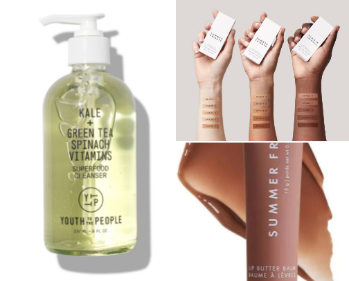 Skincare cover photo collage