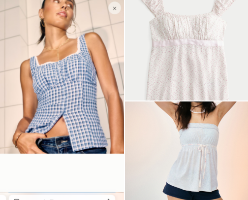 my hollister wishlist cover photo collage