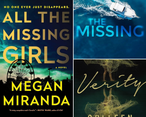 Massive Meghan List of Thrillers cover photo collage