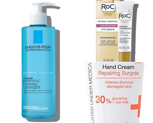 Skincare cover photo collage