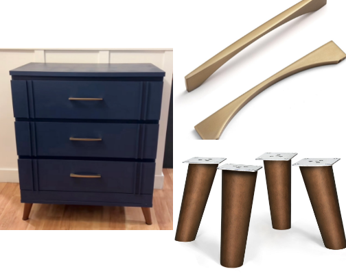 IKEA Malm Chest of 3 Drawers Flip cover photo collage