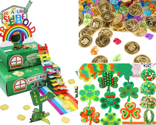 🍀 St. Patrick’s Day Family Fun: Activities, Food & Festive Must-Haves cover photo collage