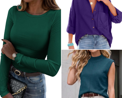 Dark Winter Color Theory cover photo collage
