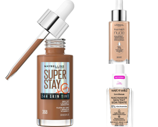 Must have skin tint/foundation cover photo collage