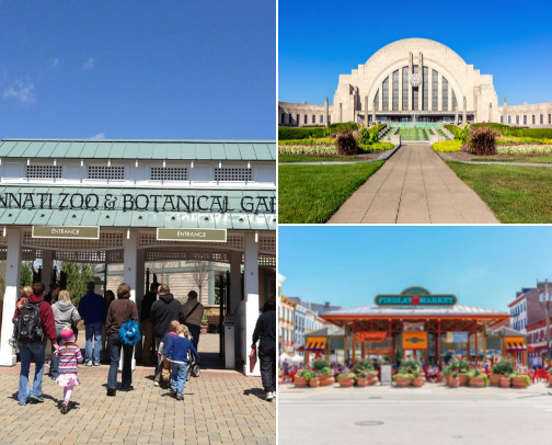 Places To See In The Cincinnati Metro Area cover photo collage