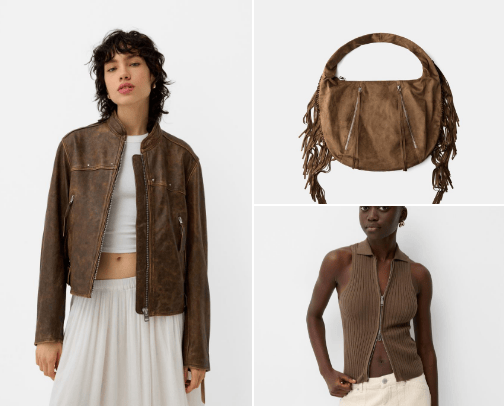Bershka autumn finds (🐻brown edition🐻) cover photo collage