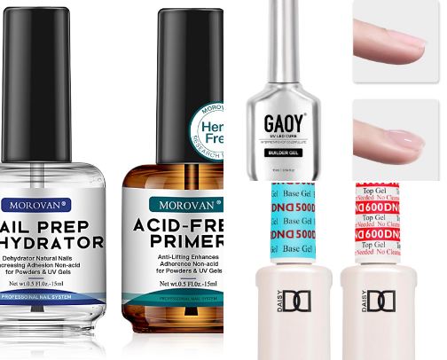 The BEST gel nails at home cover photo collage