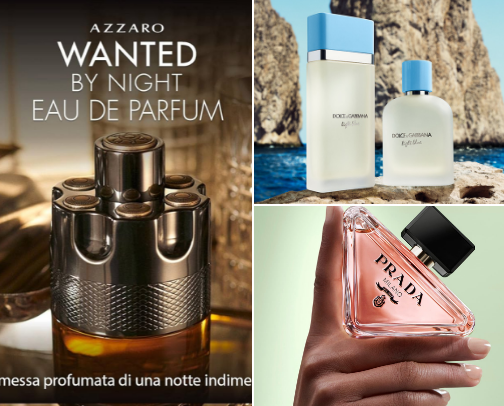 Girl cologne Fragrance cover photo collage