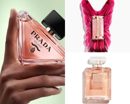 Girl cologne Fragrance cover photo collage