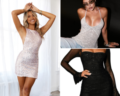 NYE Outfit Finds ✨🥂 cover photo collage