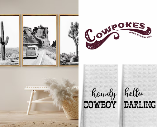 House decor (Farmhouse/western) cover photo collage