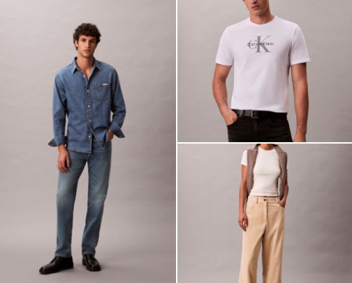 Calvin Klein cover photo collage
