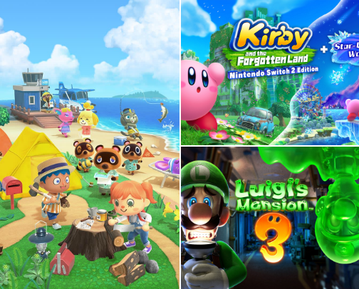 🎮 Must‑Play Picks | Nintendo Switch & Steam cover photo collage