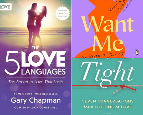 Books for Strengthening Connections & Intimacy for Women cover photo collage