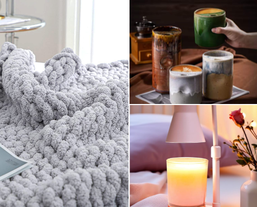 Cozy Lifestyle — Romanticize Your Life or at least make it more comfy! cover photo collage