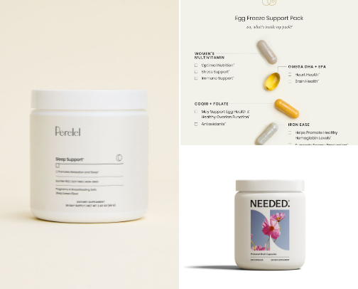 Fertility Supplements cover photo collage