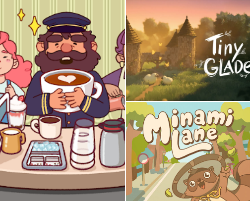Cozy games to wind down after a long day cover photo collage