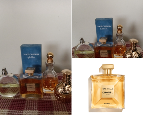 Sexy fragrances cover photo collage