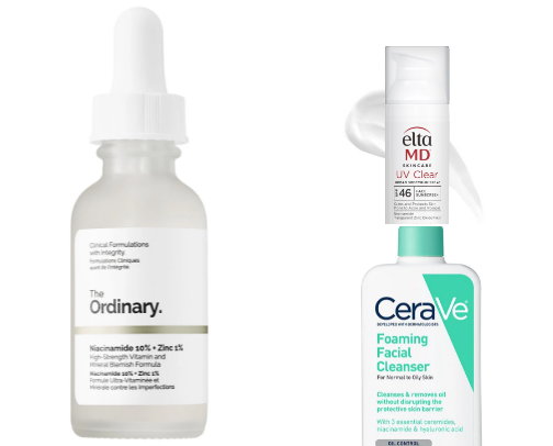 Products for Acne-Prone Skin cover photo collage