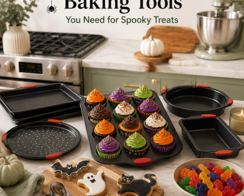 Halloween Baking Tools You Need for Spooky Treats 🎃 cover photo collage