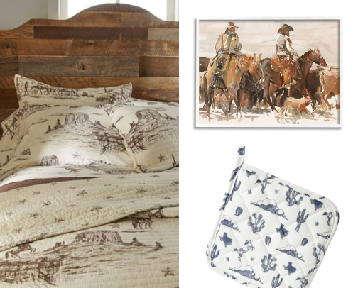 Home Decor for the Classy Cowgirl cover photo collage