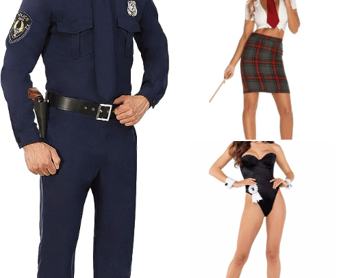 Sexy halloween costumes ladies cover photo collage