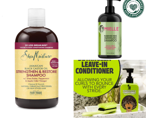 “Natural Hair & Protective Styles: Essentials for Black Hair” cover photo collage