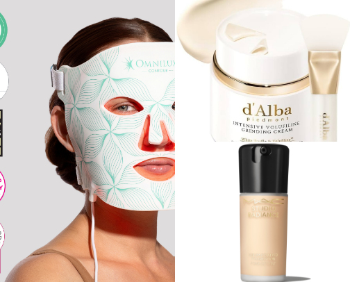 Get that glass skin! Viral Tech & Skincare Essentials cover photo collage