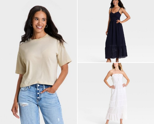 Affordable Cotton Clothing Finds cover photo collage