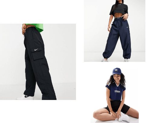 Asos sports clothing- Nike edition cover photo collage