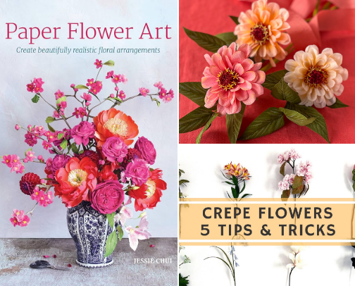 DIY Paper Flowers: Easy & Beautiful Creations 💐 cover photo collage
