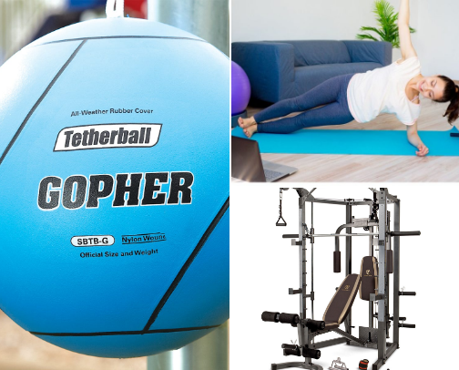 Sports Equipment List cover photo collage