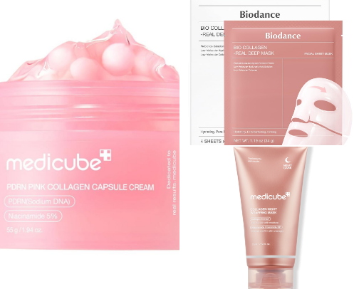 Skincare cover photo collage