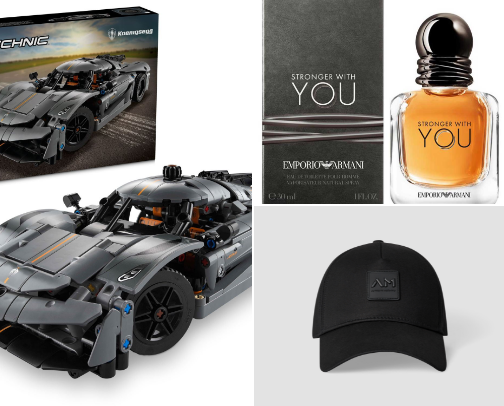 Gifts for him cover photo collage
