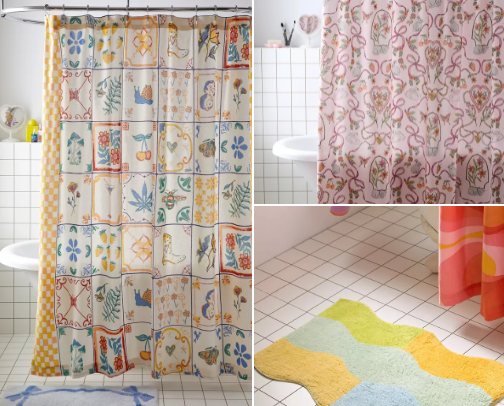 Cute as a Button Bathroom Dreams ☁️ ✨ cover photo collage
