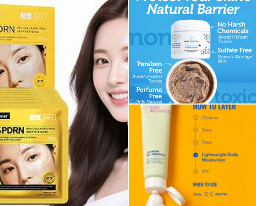 Face/Skin Products cover photo collage