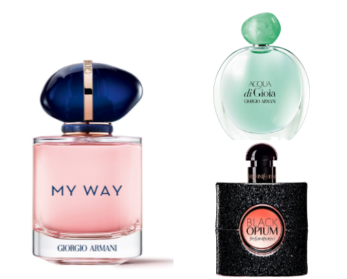Perfume reviews cover photo collage