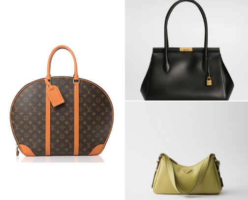 Expensive and rich bags for women cover photo collage
