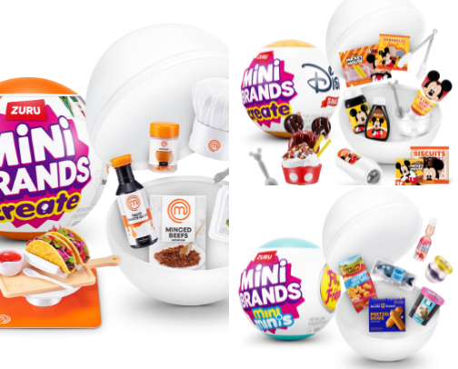 Mini Brands Create cover photo collage